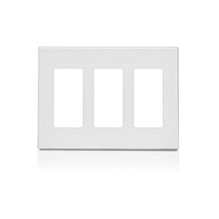 LEVITON Wallplates 1 G Dec Screwless Wlplt Wht 80311-SW